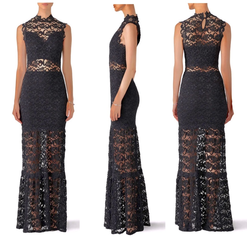 Nightcap Dixie Stretch Lace Cutout Dress